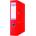 DONAU Папка за документи DONAU Rainbow A/4 75 mm PP/картон червена U3970001PL-04 (U3970001PL-04)