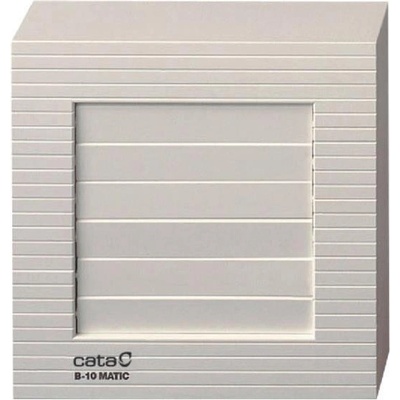 CATA CATA Вентилатор B10 MATIC ф100мм, цвят Бял, квадрат 98м3/ч, 15W, 41dB с автоматична клапа - C00915000 (C00915000)