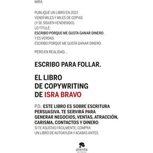 EL LIBRO DE COPYWRITING | BRAVO, ISRA (2023)