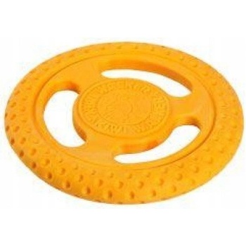 Kiwi Walker Let's play! Frisbee lietajúce a plávajúce frisbee z TPR peny oranžová 22 cm
