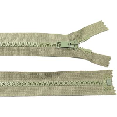 Kostěný zip no.5 rozepínací 30cm bundový color: 695 khaki-béžová