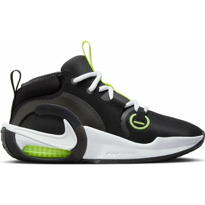 Nike detská basketbalová obuv AIR ZOOM CROSSOVER 2 čierna biela svetlo zelená