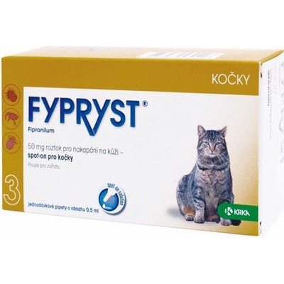 Fypryst Spot-on Cat 1 x 0,5 ml – Zboží Mobilmania Fypryst Spot-on Cat 1 x 0,5 ml – Zboží Mobilmania