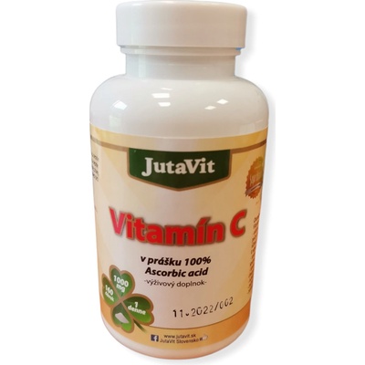 Jutavit Vitamín C v prášku 100% Ascorbic acid 160 g