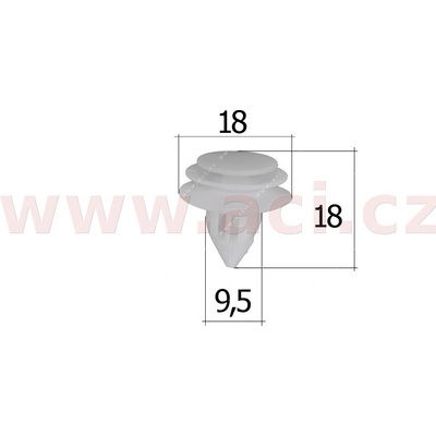 plastová příchytka (sada 5 ks) UP 57234T