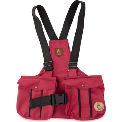 Firedog Dummy vesta Trainer s plastovou sponou vínová Velikost: M