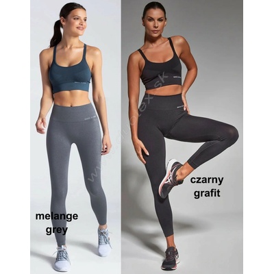 GATTA Dámske legíny Active-seamless-leggings-01 melange-grey