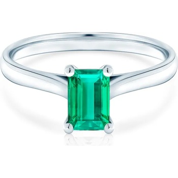 Image 1 of SAVICKI Годежен пръстен Savicki: бяло злато, смарагд