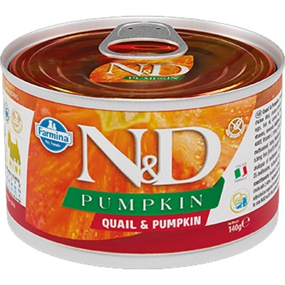 N&D Adult Mini quail & pumpkin 140 g