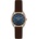 Daniel Klein DK. 1.14181-6 - дамски часовник, кварцов, 28 mm, син, кафява кожа