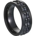 HARAHU Пръстен IK-32058 - Черен / 57mm KP32058