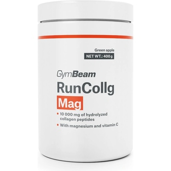 GymBeam RunCollg Mag green apple 400 g