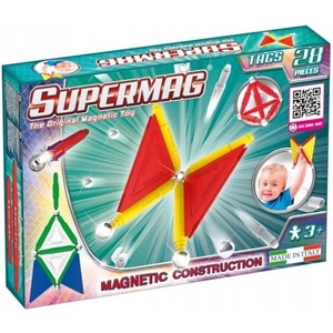 Supermag магнитен строителен комплект Tags primary 28бр (0169)