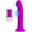 Pretty Love Murray Vibrating Dildo 19cm Purple