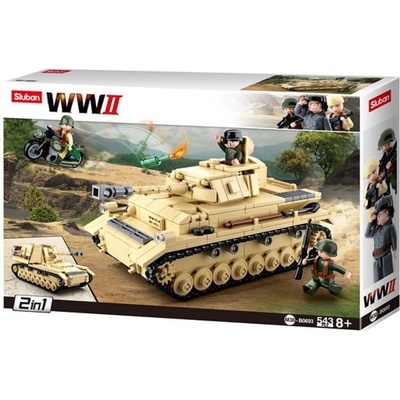 Sluban B0693 Veľký nemecký tank 2v1