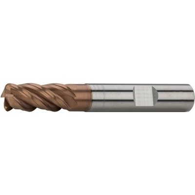 ZPS-FN Fréza válcová čelní rádiusová ZPS, Z4, 40/42°, s upnutím weldon, DIN6527L, SK, AlCr, N Rozměr: 8x19x63 mm R1