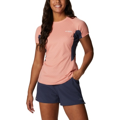 Coumbia Dámske tričko TITANIUM W Titan Pass™ Ice SS Tee Coral Reef Noc