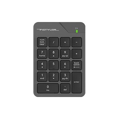 A4Tech Цифрова безжична 2.4Ghz клавиатура FGK21C, черна, LiIon батерия, USB-C зареждане (A4-KEY-FGK21C)