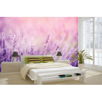 DIMEX ART s. r. o Самозалепваща се флизелинова фототапета детайл от лавандула 375 x 250 см