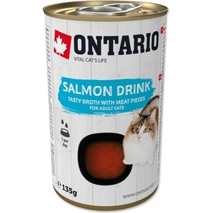 ONTARIO Онтарио котешки напитка с сьомга 135 г