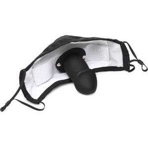 Master Series Mouth-Full Dildo Face Mask Black