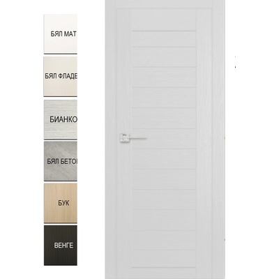 MODUL BG Алуминиева врата с облицовка от mdf modul bg -бял мат, бял фладер, бук, бял бетон (не се предлага онлайн)