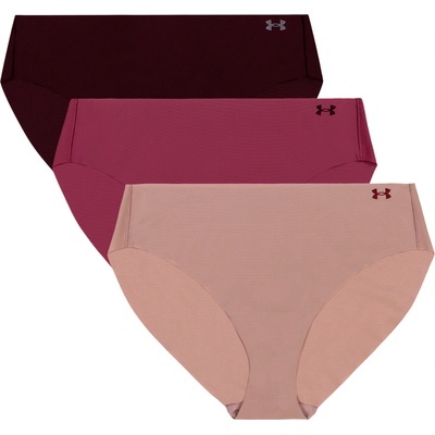 Under Armour Dámske nohavičky PS Bikini Solid 3Pack Pink