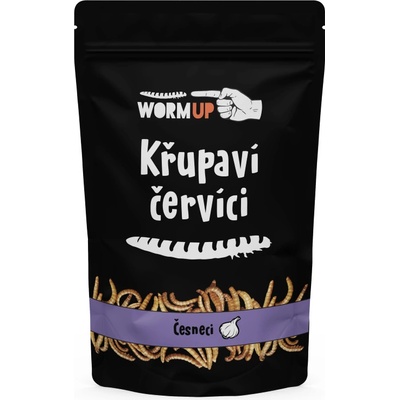 WormUP Křupaví červíci s česnekem 20 g – Zboží Mobilmania