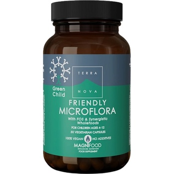 Terranova Green Child / Friendly Microflora + FOS & Synergistic Wholefoods [50 капсули]