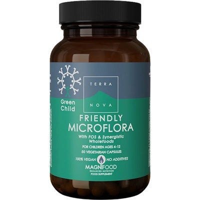 Terranova Green Child / Friendly Microflora + FOS & Synergistic Wholefoods [50 капсули]