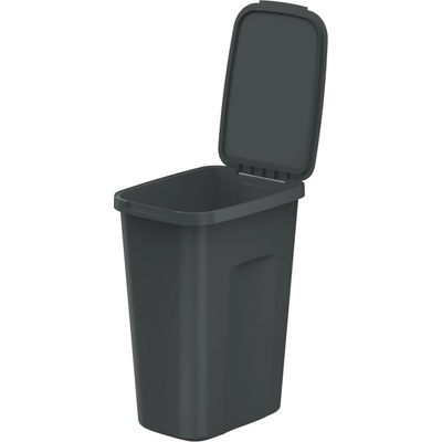 Compacta Q Flap Plus Odpadkový kôš recyklovaný čierny 35 l