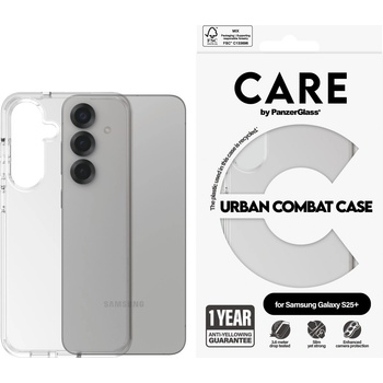 Image 1 of Panzer Гръб Care by PanzerGlass за Samsung Galaxy S25 Plus, Flagship Case, Urban Combat, Прозрачен