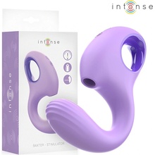 Intense Baxter Dual Vibrator & Stimulator with Remote Violet