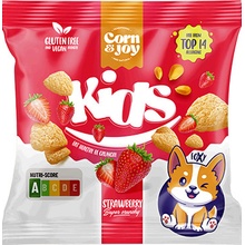 Corn & Joy Kids Bezlepkový Snack s jahodovou příchutí 40 g