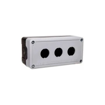Emas elektotechnik Control cassette for 3 buttons/lights - blank, black-grey, T0-PY3BOS