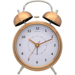 NeXtime Будилник Wake Up 15 см металомеден (5112co) Будилник