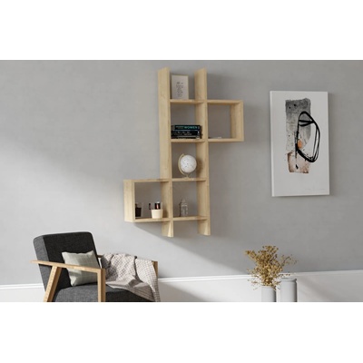 ASIR GROUP Етажерка KENO 125x79 cм кафява (AS0948)