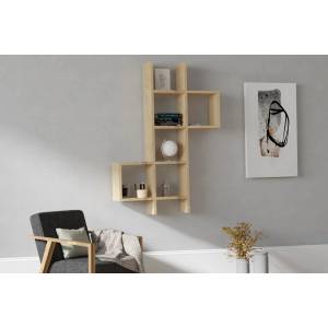 ASIR GROUP Етажерка KENO 125x79 cм кафява (AS0948)