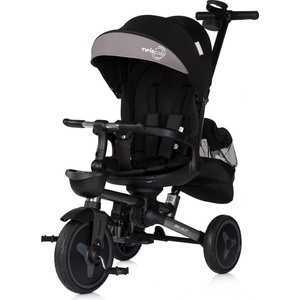 Chipolino Детска сгъваема триколка Chipolino - Twist Fold, 360°, черна (TRKTF02601NO)