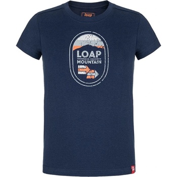 Loap Bamsy chlapčenské tričko Black Iris / Orange