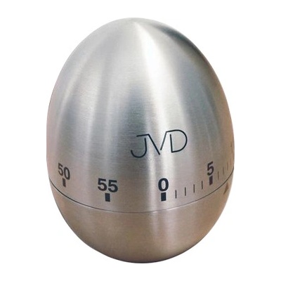 Mechanická kovová minutka JVD DM76 (vajíčko - nerezové)