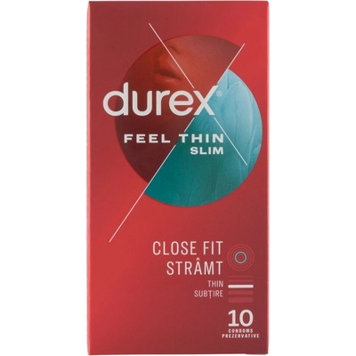 Durex Feel Thin Slim Fit презерватив 10бр (5997321772738)