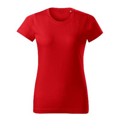 Malfini basic free f34 / Дамска тениска - червена xxl (f340717)