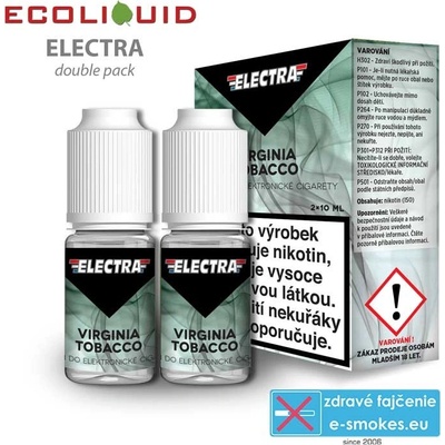 Electra Virginia Tobacco 2 x 10 ml 20 mg