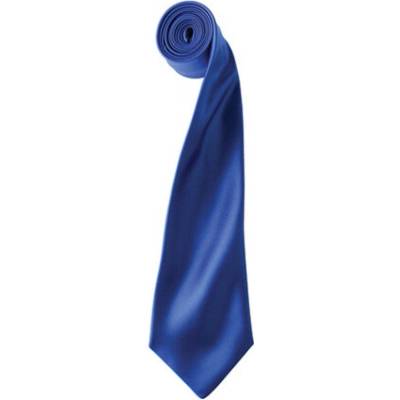 Premier Workwear pánska saténová kravata PR750 Royal