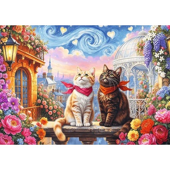 Trefl - Puzzle Purrfect Love - 500 piese