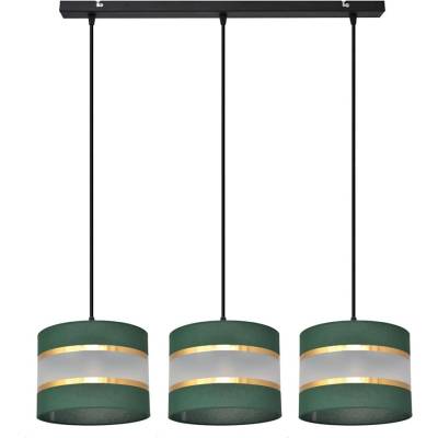 Пендел HELEN 3xE27/15W/230V зелен/златист (HE1553)