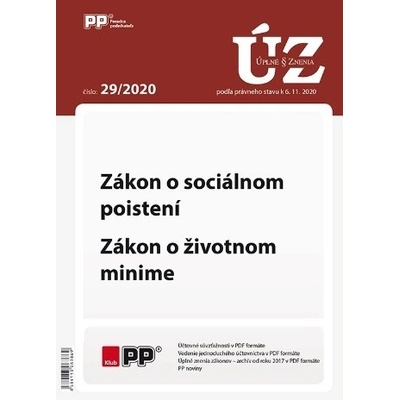 UZZ 29/2020 Zákon o sociálnom poistení, Zákon o životnom minime