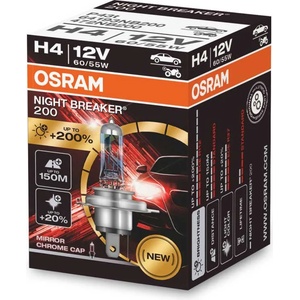 OSRAM NIGHT BREAKER 200 H4 60/55W 12V (64193NB200)