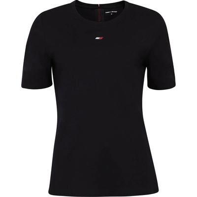 Tommy Hilfiger Dámske tričko REGULAR TOMMY TAPE TEE tmavo modrá